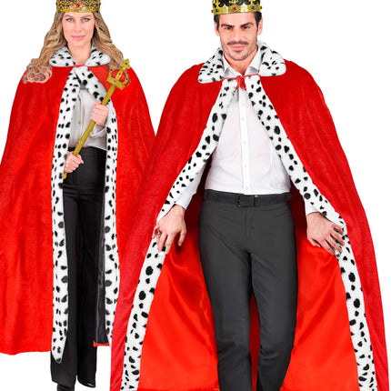 Widmann SRL Koningsmantel rood 140cm