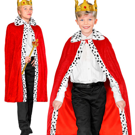 Widmann SRL Koningsmantel rood 90cm