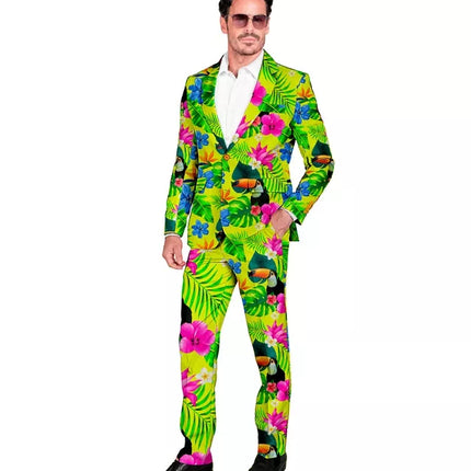 Widmann SRL Kostuum neon tropicana suit