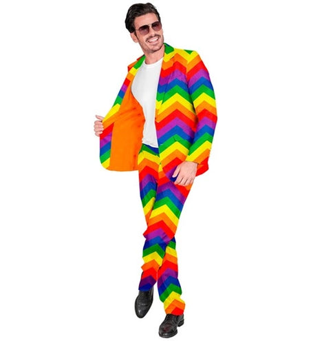 Widmann SRL Kostuum regenboog suit