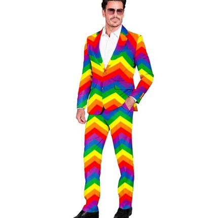 Widmann SRL Kostuum regenboog suit