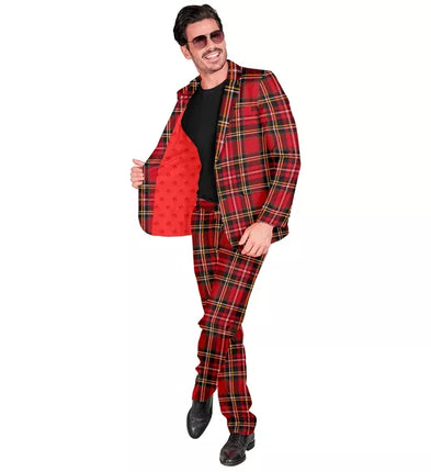 Widmann SRL Kostuum schotse ruit suit
