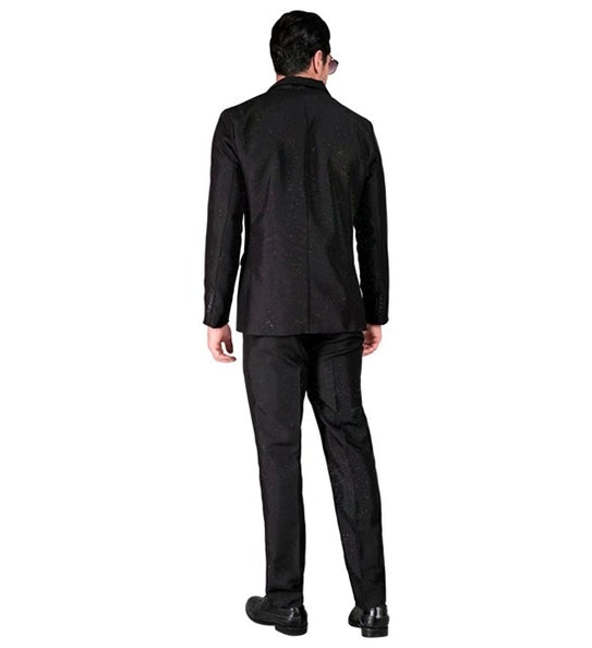 Widmann SRL Kostuum sprankelend zwart suit
