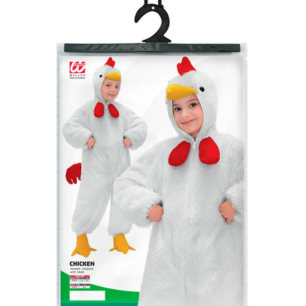 Widmann SRL Kostuum witte kip Hennie