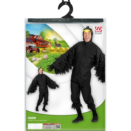 Widmann SRL Kraai pak voor carnaval