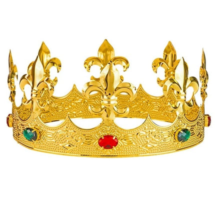 Widmann SRL Kroon metaal goud met edelstenen haarband Mats