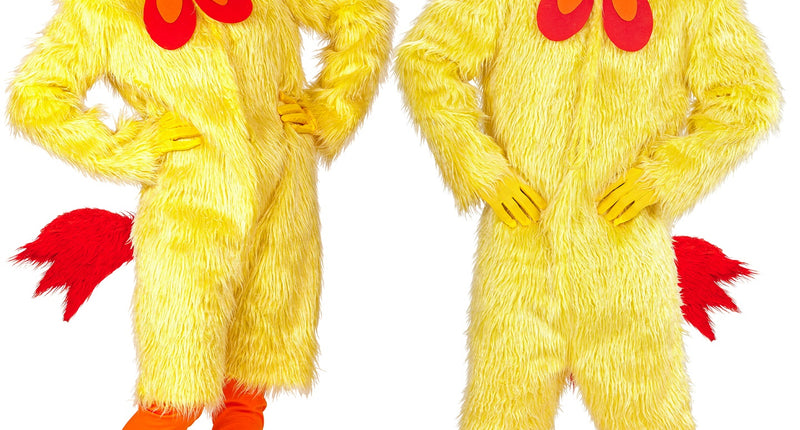 Widmann SRL Kuiken pak volwassenen pluche