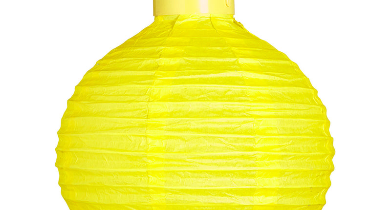 Widmann SRL Lampion Met Licht 30Cm Geel