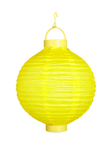 Widmann SRL Lampion Met Licht 30Cm Geel