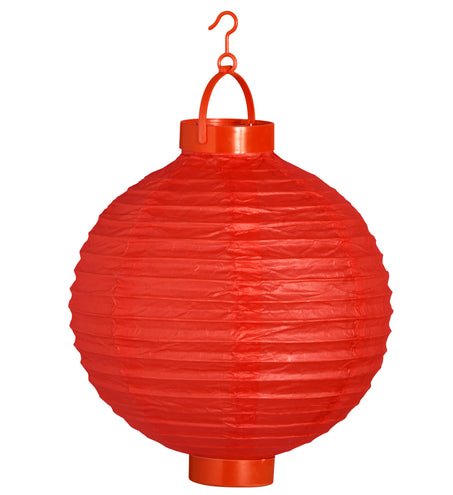 Widmann SRL Lampion Met Licht 30Cm Rood