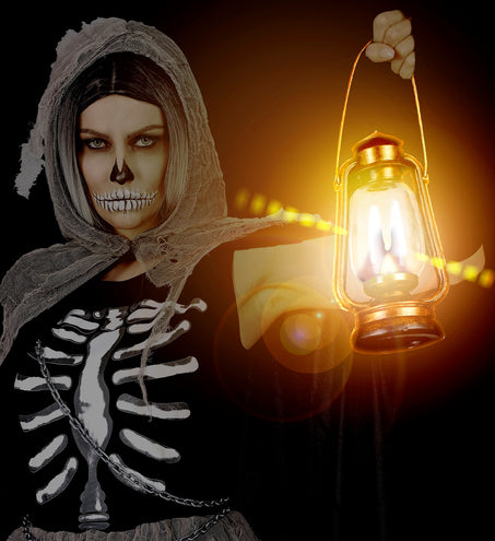 Widmann SRL Lantaarn Met Flikkerend Licht