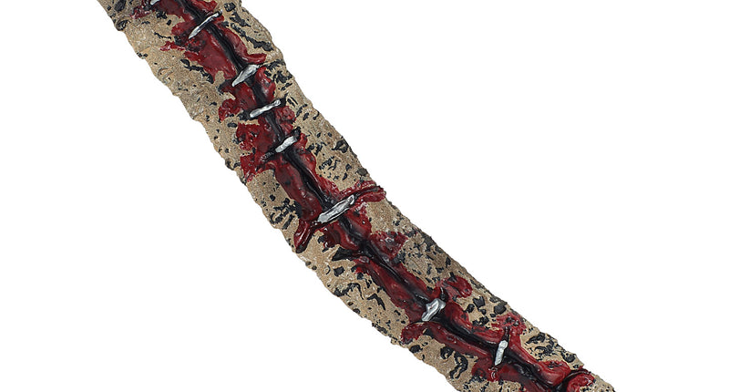 Widmann SRL Latex grote open wond met nietjes