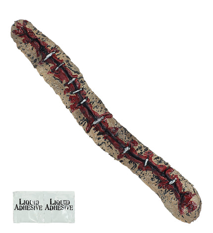 Widmann SRL Latex grote open wond met nietjes