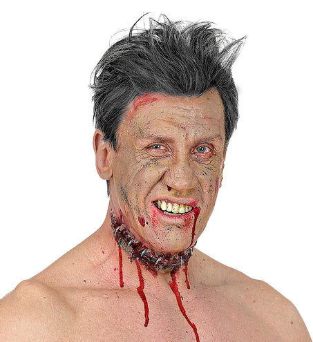 Widmann SRL Latex grote open wond met nietjes