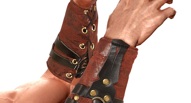 Widmann SRL Lederlook armbedekking gladiator