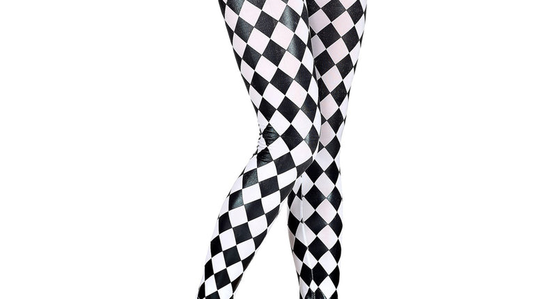 Widmann SRL Legging geruit zwart wit