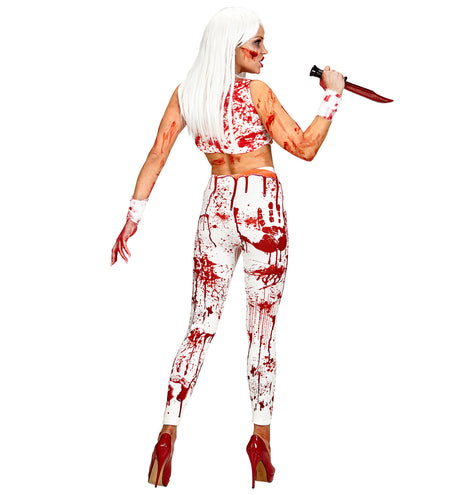 Widmann SRL Legging met bloed halloween