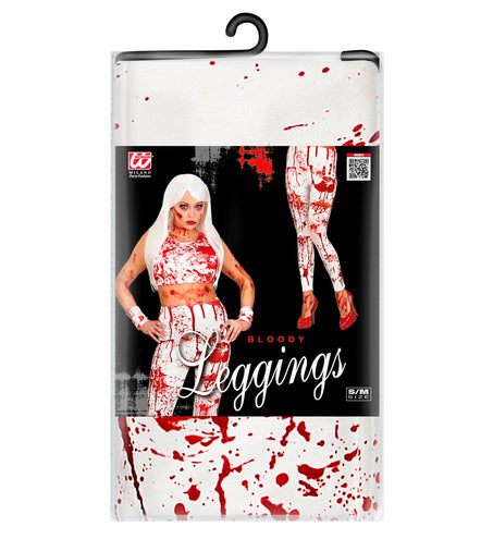 Widmann SRL Legging met bloed halloween