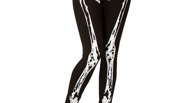 Widmann SRL Legging skelet zwart wit