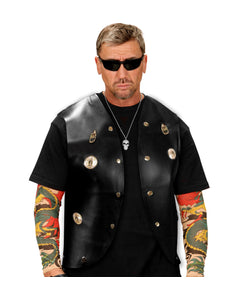 Widmann SRL Leren vest motor man