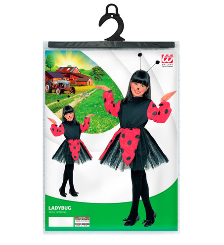 Widmann SRL Lieveheersbeestje jurk Sprietje kind