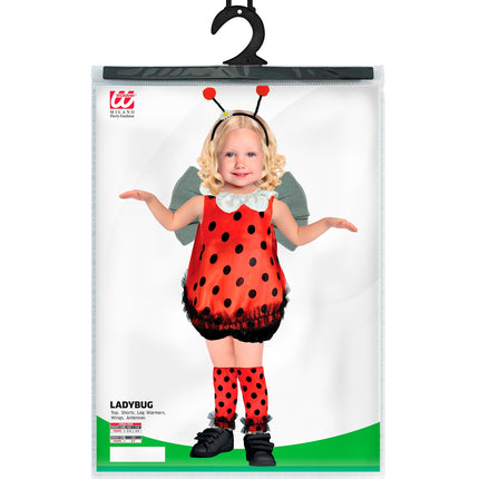 Widmann SRL Lieveheersbeestje kostuum kind