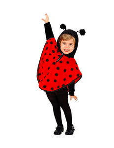 Widmann SRL Lieveheersbeestje poncho kinderen