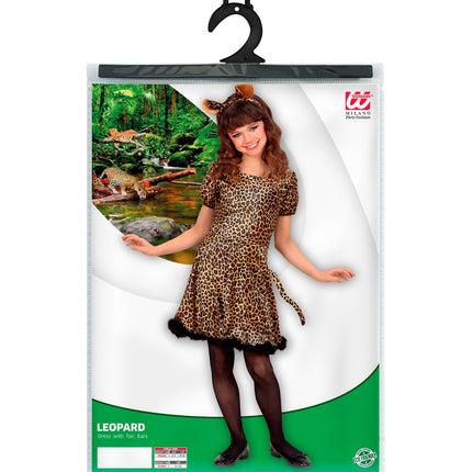 Widmann SRL Luipaard jurkje kinderen