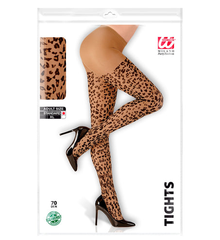 Widmann SRL Luipaard panty volwassenen