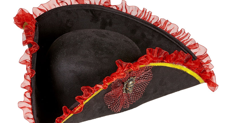 Widmann SRL Luxe driehoekige piratenhoeden