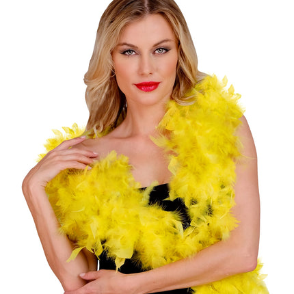 Widmann SRL luxe veren boa 180cm geel