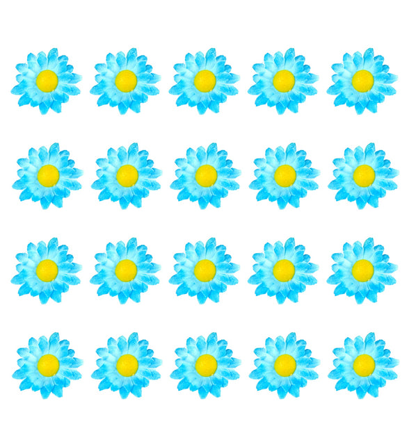 Widmann SRL Madelief decoratieve bloemen lichtblauw