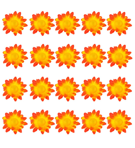 Widmann SRL Madelief decoratieve bloemen oranje geel