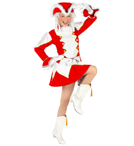 Widmann SRL Majorette kostuum Stacy dames rood