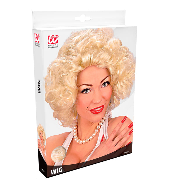 Widmann SRL Marilyn Monroe pruik krullen