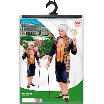 Widmann SRL Markies kostuum in blauw