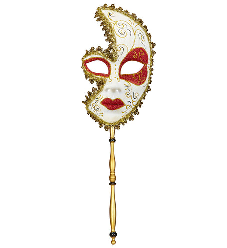 Widmann SRL Markiezen masker op stokje