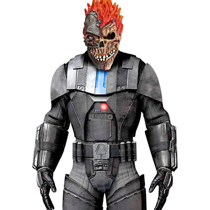 Widmann SRL Masker cyber zombie schedel