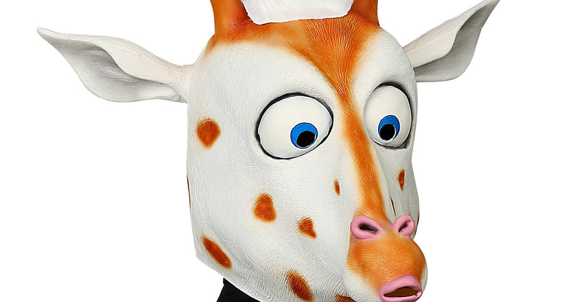 Widmann SRL Masker giraffe met grote ogen