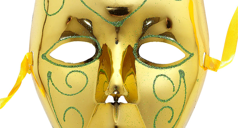 Widmann SRL masker goud met glitter