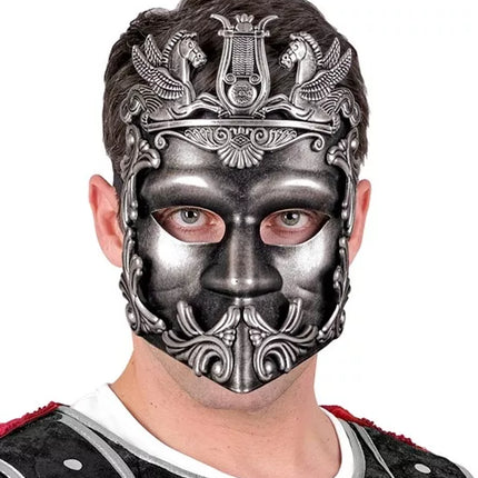 Widmann SRL Masker grieks/romeins zilver Noah