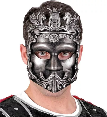 Widmann SRL Masker grieks/romeins zilver Noah