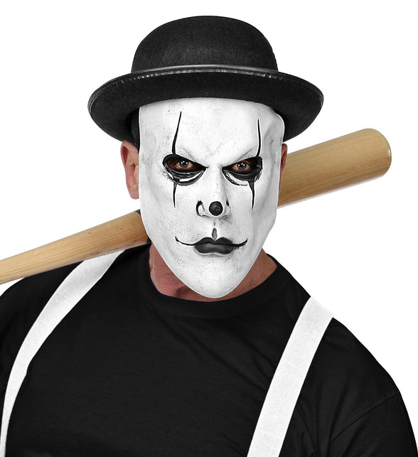Widmann SRL Masker griezel clown met bolhoed