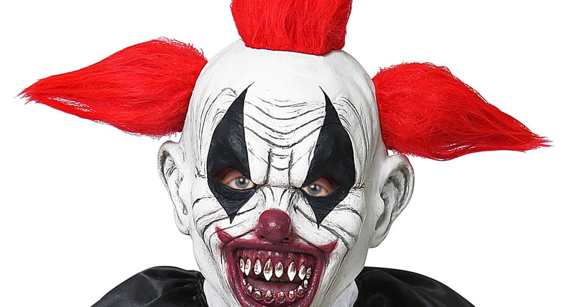 Widmann SRL Masker horror clown Wessel met haar