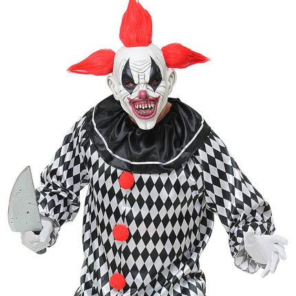 Widmann SRL Masker horror clown Wessel met haar