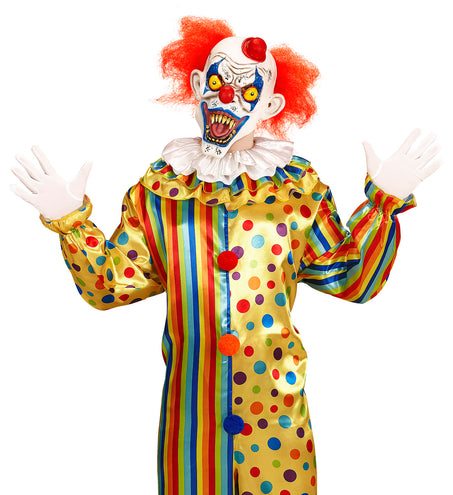 Widmann SRL Masker killer clown met rode haren