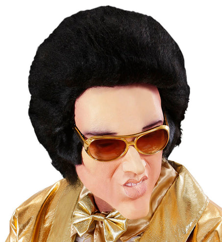 Widmann SRL Masker Latex/Schuim King Of Rock Met Haar