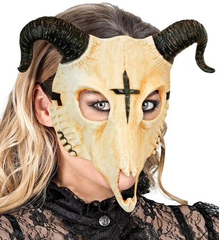 Widmann SRL Masker ram schedel satanisch Niek