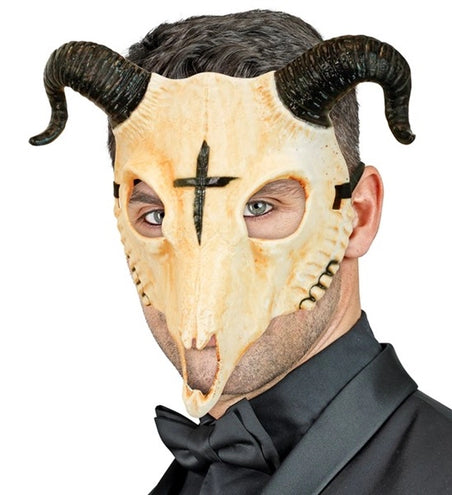 Widmann SRL Masker ram schedel satanisch Niek