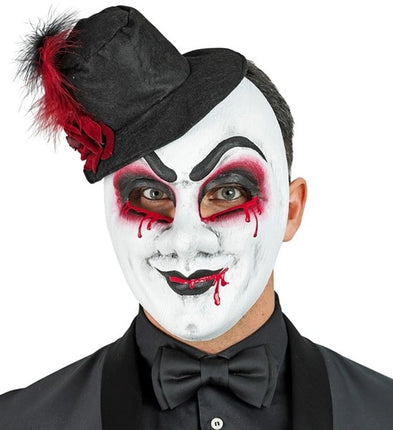 Widmann SRL Masker theater bloedende man met hoed Niek